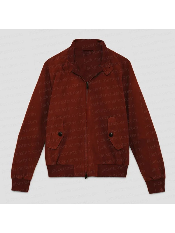Stranger Things S05 Steve Harrington Brown Jacket Stranger Things Season 5 Joe Keery Vintage Brown Zipper Bomber Jacket