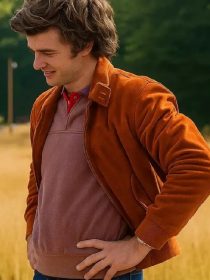 Stranger Things S05 Steve Harrington Brown Jacket