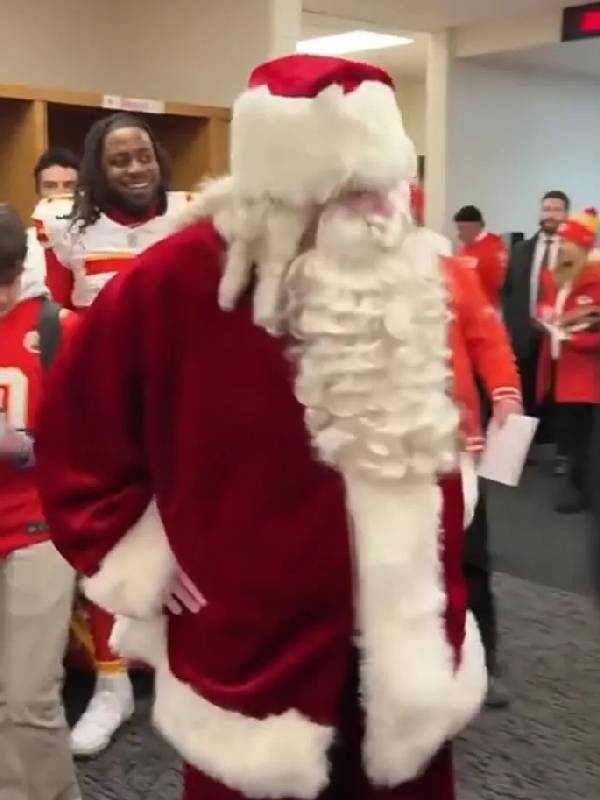 Kansas City Chiefs Coach Andy Red Santa Suit Kansas City Chiefs Coach Andy Red Santa Suit