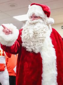 Kansas City Chiefs Coach Andy Reid Red Santa Suit