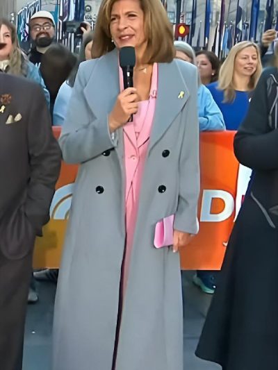 Today Hoda Kotb Grey Coat