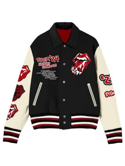 Rolling Stones Diamonds Varsity Jacket