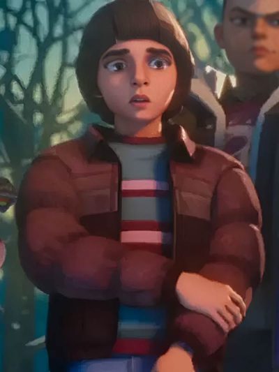 Stranger Things Brown Puffer Jacket