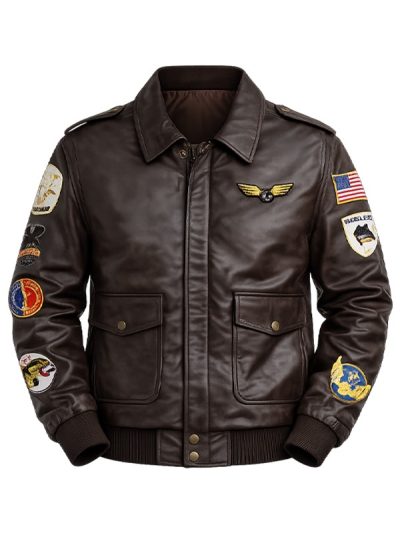 Stranger Things Season 5 Harrington Brown Leather Jacket