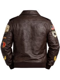 Joe Keery Stranger Things 5 Brown Leather Jacket