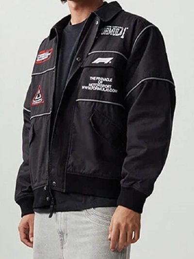 Buy Formula 1 x PacSun Austin Grid Sports Cotton Jacket For Sale – Black & Brown