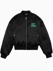 Marty Supreme Satin Black Jacket