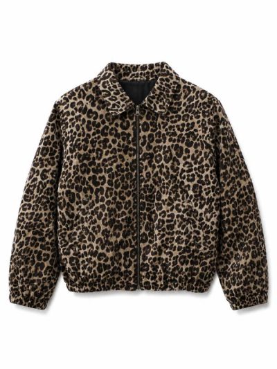 Elle Fanning Margo’s Got Money Troubles Margo Millet Leopard Print Jacket