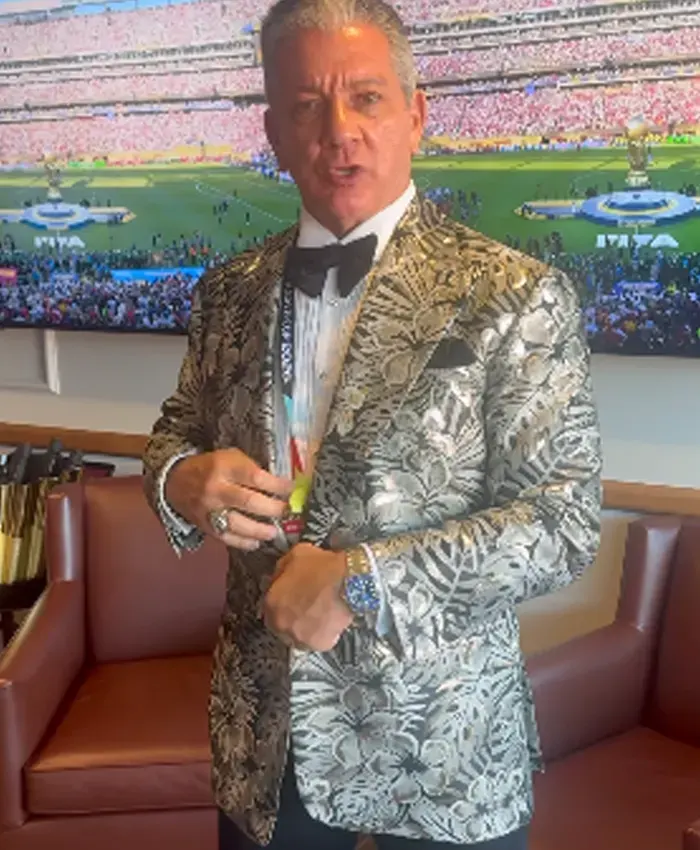 Bruce Buffer FIFA 2026 Final Blazer - Iconic Men's Floral Blazer - Image 2