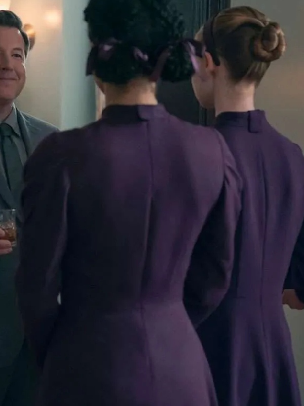 Chase Infiniti TV-Series The Testaments 2026 Agnes MacKenzie Purple Coat Chase Infiniti TV-Series The Testaments 2026 Agnes MacKenzie Purple Coat