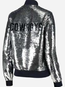 Dallas Cowboys G-III Sports by Banks Sequin Bomber Jacket