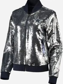 Dallas Cowboys G-III Sports by Banks Sequin Bomber Jacket