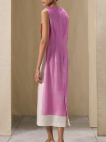 Casa Feliz 2026 Fátima Lopes Pink Floral Print Dress
