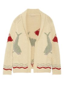 A Bad Moms Christmas Mila Kunis Fisherman Cardigan