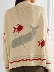 A Bad Moms Christmas Mila Kunis Fisherman Cardigan