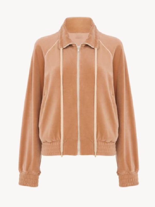 Rihanna 2026 Velour Peach Tracksuit Rihanna NYC 2026 Peach Tracksuit