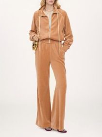 NYC Rihanna Peach Tracksuit