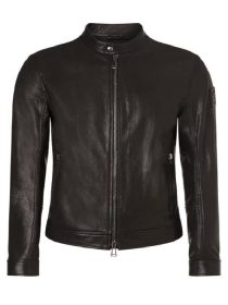 The Chelsea Detective S04 Black Blouson Leather Jacket