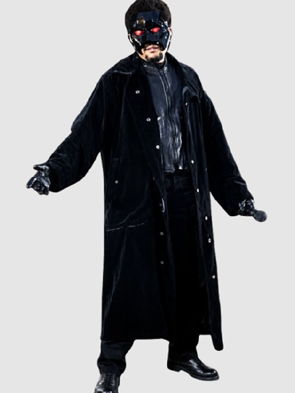 The Weeknd Performs Croke Park 2026 Black Long Coat The Weeknd Performs Croke Park 2026 Black Long Coat