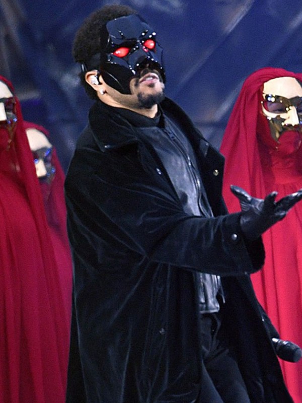 The Weeknd Performs Croke Park Dublin 2026 Black Long Coat The Weeknd Performs Croke Park Dublin 2026 Black Long Coat