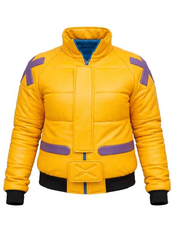 Valorant Killjoy Inspired Yellow Cosplay Leather Jacket Valorant Killjoy Inspired Yellow Cosplay Leather Jacket