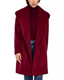 My Life With The Walter Boys S02 Sarah Rafferty Maroon Wrap Coat