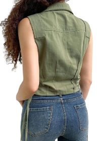 90 Day The Last Resort Kara Leona Cargo Vest Jacket