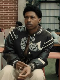 A Different World S01 Amir Rodale Paisley Printed Varsity Jacket