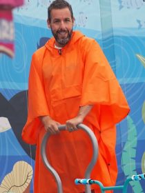 Adam Sandler Grown Ups 3 Hooded Rain Coat