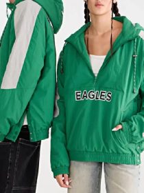 Aeropostale Philadelphia Eagles Hooded Sideline Jacket