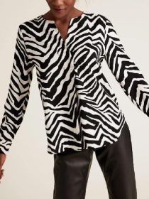 Ted Lasso S02 Annette Badland Zebra Print Blouse