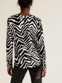 Ted Lasso S02 Annette Badland Zebra Print Blouse
