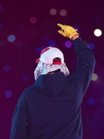 BTS J-Hope AWGE SS26 Purple Hooded Jacket