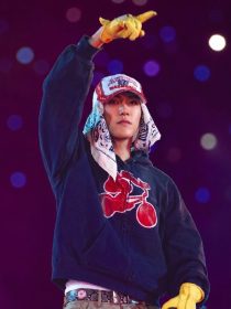 BTS J-Hope AWGE SS26 Purple Hooded Jacket