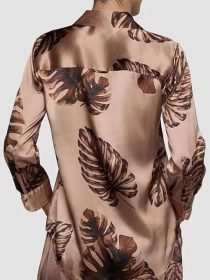 The Young And The Restless 2026 Christel Khalil Leaf Print Shirt – Copy