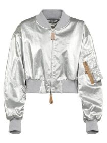 Daisy Jelley Geek Girl S01 Silver Bomber Jacket