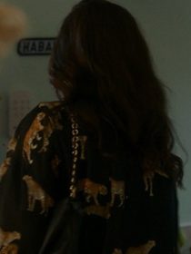 Just Play Dead Eva Green Leopard Printed Shirt