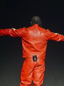 God We Trust Tour Asake Leather Jacket