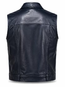 God We Trust Tour Asake Leather Vest