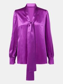 Ted Lasso S04 Hannah Waddingham Neck Tie Blouse