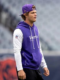 J.J. McCarthy Minnesota Vikings Sideline Sleeveless Hoodie