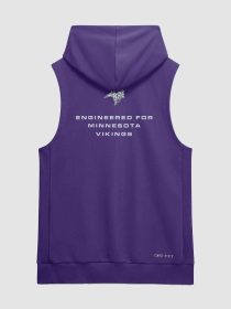 J.J. McCarthy Minnesota Vikings Sideline Sleeveless Hoodie