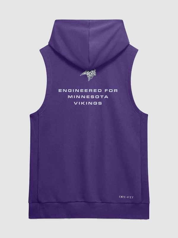 J.J. McCarthy Minnesota Vikings Sleeveless Purple Hoodie J.J. McCarthy Minnesota Vikings Sleeveless Purple Hoodie