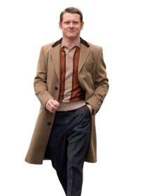 Jack O’Connell Ink 2026 Brown Wool Coat