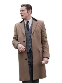 Jack O’Connell Ink 2026 Brown Wool Coat
