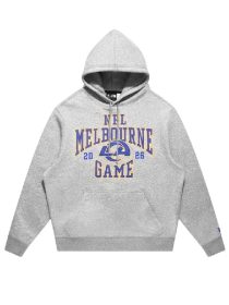 LA Rams Melbourne Script Grey Hoodie