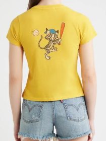 Press Junket 2026 Adults Lucy Freyer Batter Up Kitty T-Shirt