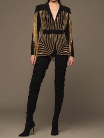 Real Housewives Ultimate Girls Trip Mary Cosby Chained Blazer
