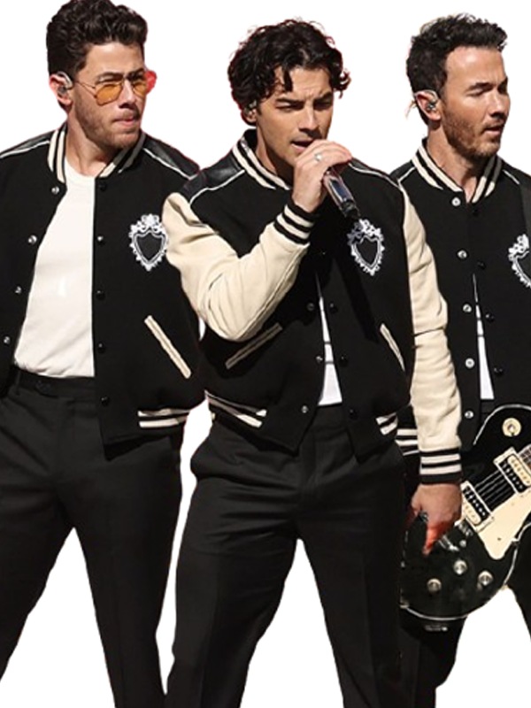 Melbourne Halftime Jonas Brothers & Off White Jacket Melbourne Halftime Jonas Brothers & Off White Jacket