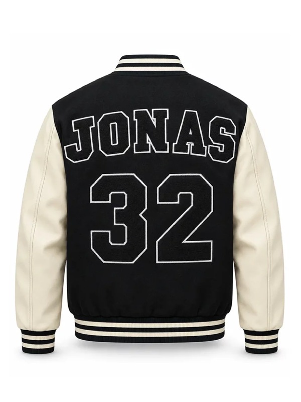 Melbourne Jonas Brothers Black & Off White Jacket Melbourne Jonas Brothers Black & Off White Jacket